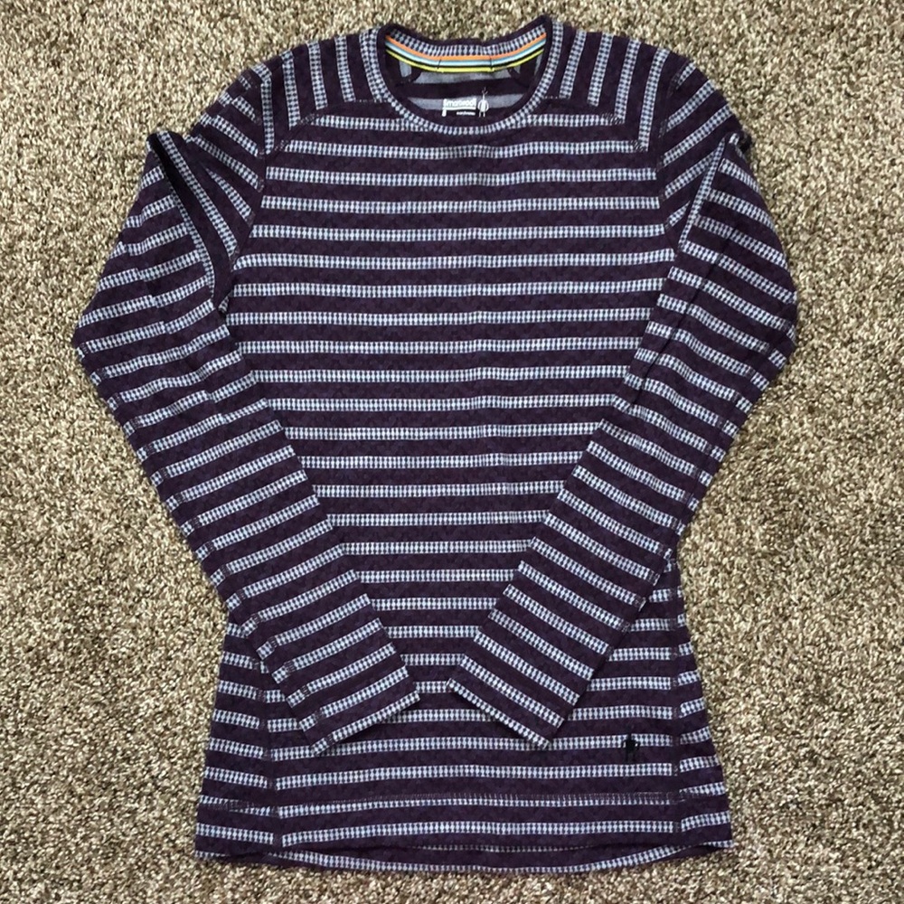 Smartwool 250 Long Sleeve - small - purple